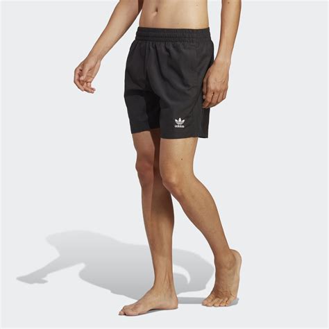 badeanzug shorty adidas schwarz|Adicolor Essentials Solid Swim Shorts .